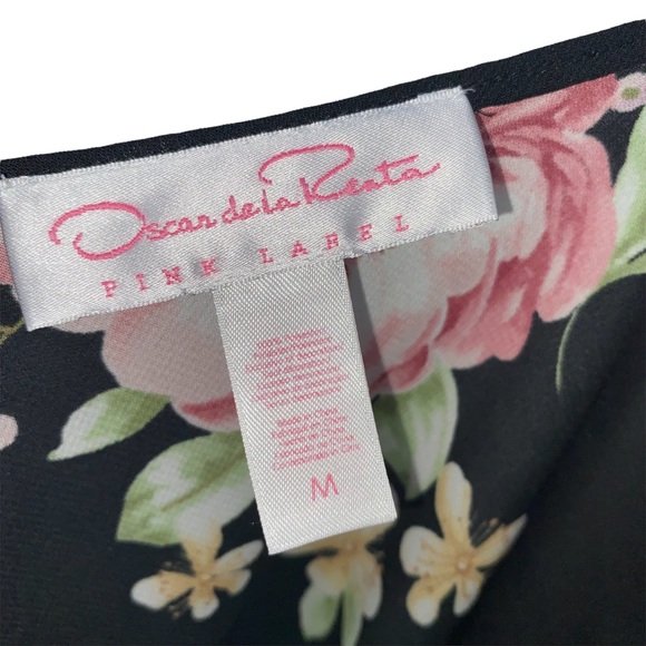 Oscar de la Renta Floral Chemise - Size Medium - Picture 11 of 11